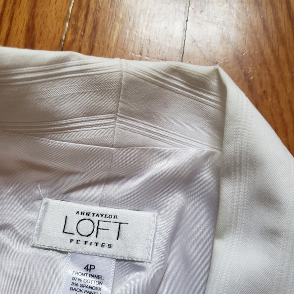 4P White Ann Taylor Loft Vest - Picture 7 of 9